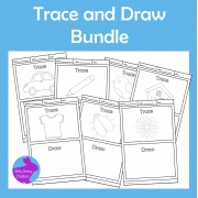 Trace and Draw Fine Motor Skills Activities Bundle